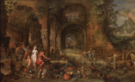 Jan Brueghel the Younger & Hendrick van Balen – Venus in the Forge of Vulcan