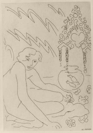 Henri Matisse - Nu au Miroir Marocain (1929)